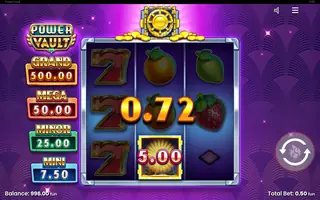Power Vault – Winning spin