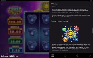 Power Vault – Game rules