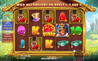 The Dog House Royal Hunt – Feature in play
