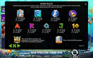 Waves of Poseidon – Game rules